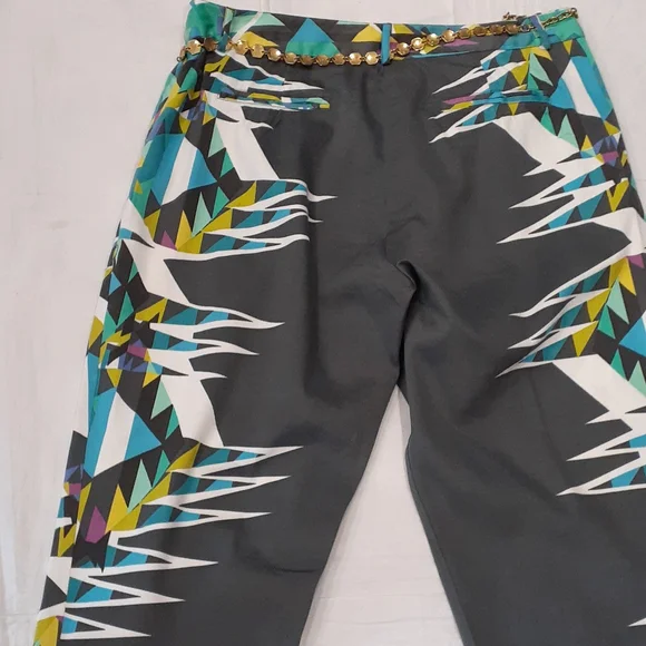 W118 by Walter Baker crop multi colored ankle pants size medium - Picture 6 of 12